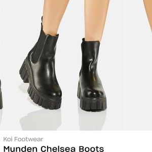 Koi Footwear Munden Chelsea Boots from dolls kill never worn size US 8/ UK 6